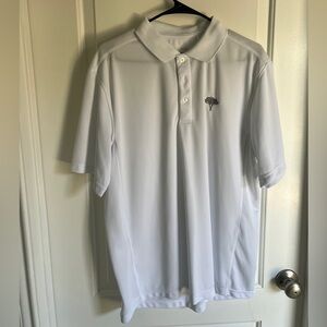 Large white polo gray tree logo